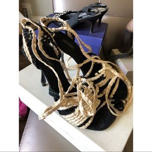 Marc Jacobs Woven High Heel Sandals